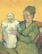 Vincent Van Gogh Mother Roulin wtih Her Baby (nn04) china oil painting artist